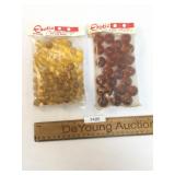 Lot of 110 Five Star Brand Marbles, NOS, Vintage