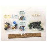 Lot of 37 Master Glass Marbles, Vintage