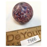 Extra Large Swirl Shooter Marble, Antique