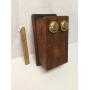 Oak Telephone or Phone, Antique