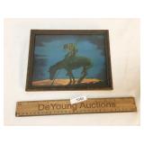 Print, End of the Trail, Antique