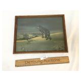 Print, The Lone Wolf, Antique