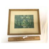 Print, Autumn, Vintage or Antique