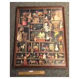 Puzzle, Vintage Toys, Framed