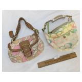 Lot of 2 Coach Purses or Handbags