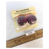 Clickers by Scotti Inc, NOS, Vintage