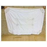 Tablecloth, Embroidered, Vintage or Antique