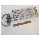 Hardware Lot, 6 Fluorescent Light Bulbs and Commer