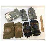Lot of 4 Pairs of US Military Elbow Pads