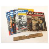Lot of 10 Railroad Related Publications, Vintage