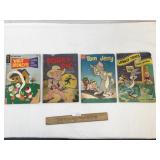 Lot of 4 Comic Books, Vintage