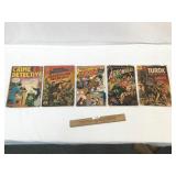 Lot of 5 Comic Books, Vintage