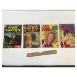 Lot of 4 Comic Books, Vintage