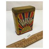 Varsity Auto Polishing Rag Tin Can, Vintage