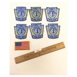 Lot of 7 Police Patches