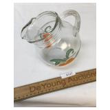 Orange Juice Pitcher, Glass, Vintage
