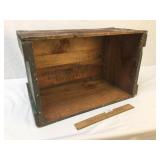 Antietam Paper Company Wood Crate, Vintage or Anti