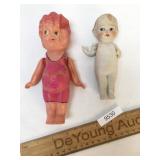 Lot of 2 Dolls, Vintage or Antique