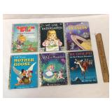 Lot of 6 Little Golden Books, Vintage