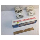 Lot of 2 Diecast Ertl Postal Trucks and a Servco T