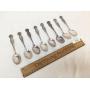 Lot of 8 US State Collector Spoons, Vintage or Ant