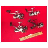 Lot of 4 Fishing Reels