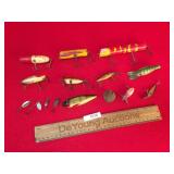 Lot of 14 Fishing Lures