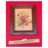 Original Watercolor Painting, Folk Art Theorem by