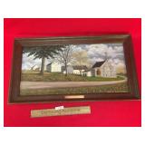 Original Oil on Board Art Painting by Paul W. Brub