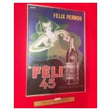 Print, Feli 45, French Liquor Advertising Poster