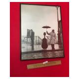 Print, Photograph, Musician in the Rain by Doisnea