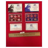 Lot of 2 US Mint State Quarters Proof Sets, 2005,