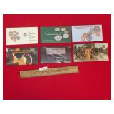 Lot of 5 US Mint Uncirculated Coin Sets Plus First