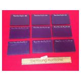 Lot of 9 US Mint Proof Coin Sets