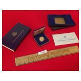 1987 Gold Five Dollar US Constitution Coin