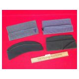 Lot of 4 Military Caps or Garrisons
