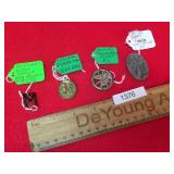 Lot of 4 WWII Era German Military Pins