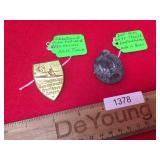 Lot of 2 WWII Era German Military Pins
