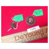 Lot of 2 WWII Era German Military Pins