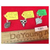 Lot of 3 WWII Era German Military Pins