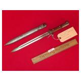 WWII Era Czech Bayonet with Scabbard