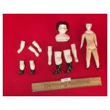 Lot of Porcelain Doll Parts