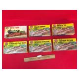 Lot of 6 Airfix Model Kits for Trains