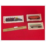 Lot of 3 Bachmann HO Scale Model Train Cars and En