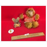 Lot of 3 Toy Items, Alf and Real Fur Koala Stuffed