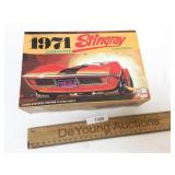 Plastic Model Kit, 1971 Corvette Stingray, Vintage