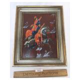 Original Oil on Board Art Painting, Religious Icon