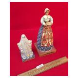 Lot of 2 Jim Shore Figures, Heartwood Creek, Ghost