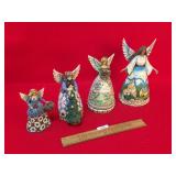 Lot of 4 Jim Shore Figures, Heartwood Creek, Angel