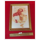 Print on Board, Girl with Ivory Soap